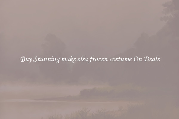 Buy Stunning make elsa frozen costume On Deals