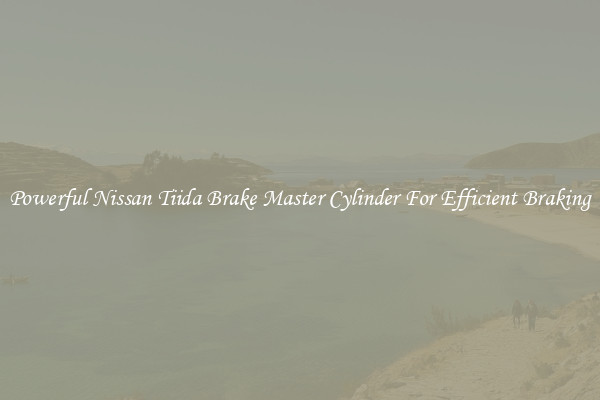 Powerful Nissan Tiida Brake Master Cylinder For Efficient Braking