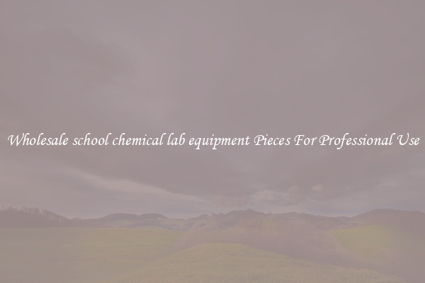 Wholesale school chemical lab equipment Pieces For Professional Use