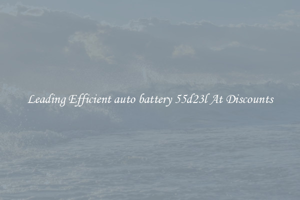 Leading Efficient auto battery 55d23l At Discounts