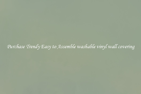 Purchase Trendy Easy to Assemble washable vinyl wall covering