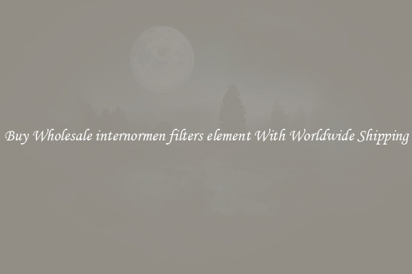  Buy Wholesale internormen filters element With Worldwide Shipping 